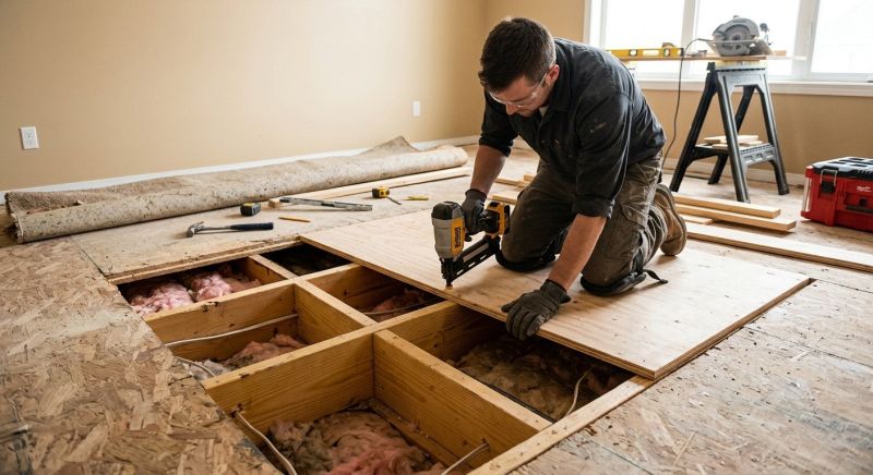 Floor Joist Repair in Wilmington, NC